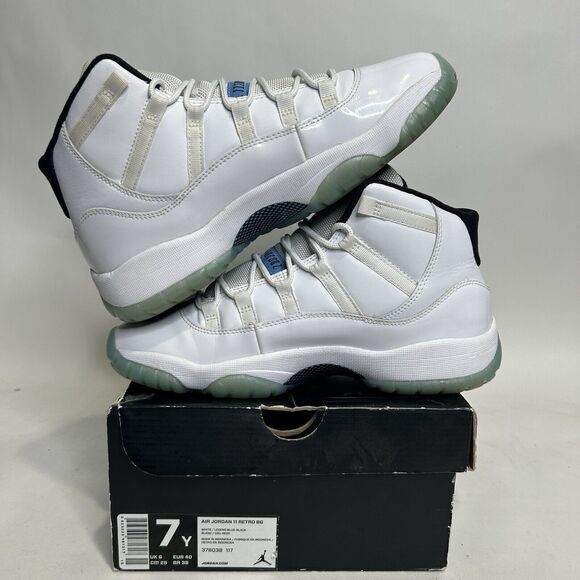 Nike Shoes Air Jordan 11 Retro BG “Legend Blue” 2014 - Picture 3 of 8